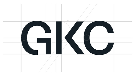 Le nouveau logo de GKC, avec les marques de création
