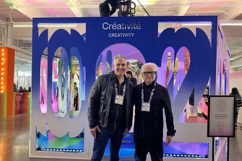 Fernando Lozano and Andrew King at the C2 Montreal 2025 conference