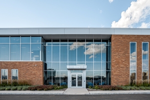 Entrance of Anixter Offices at VSL Hub in Saint-Laurent, QC