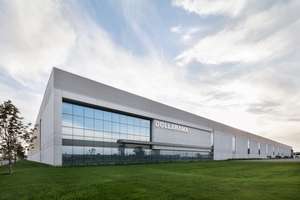 Main facade of Dollarama Distribution Centre in Lachine