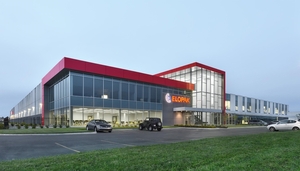 Main Facade of Elopak Head Office in Blainville, QC